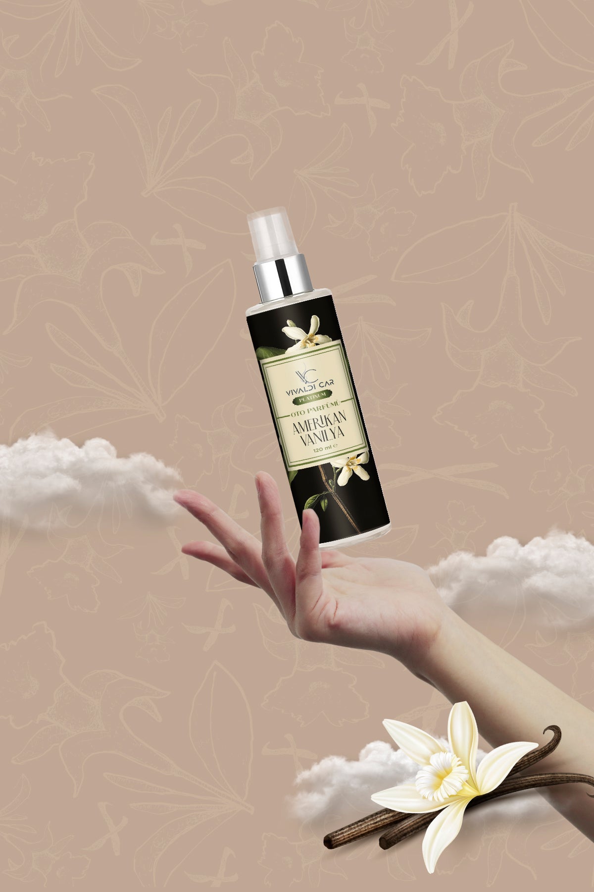 Amerikan Vanilya Araba Kokusu Sprey 120 ml