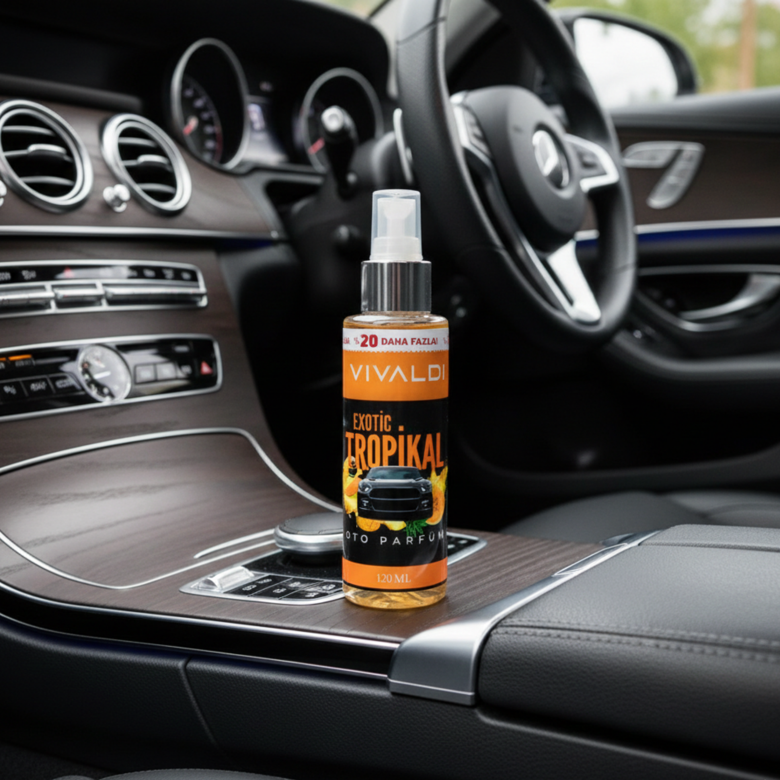 Exotic Tropikal Oto Parfüm Sprey 120 ml – Egzotik ve Kalıcı Araba Kokusu